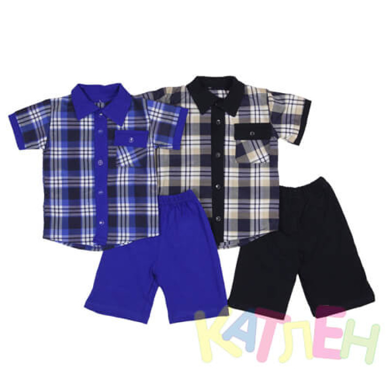 Костюм с отрезной планкой - Костюмы оптом