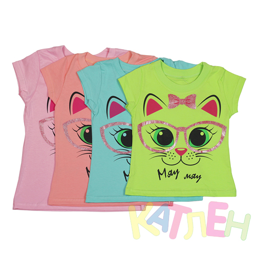 Футболка "Мяу" - Футболки оптом
