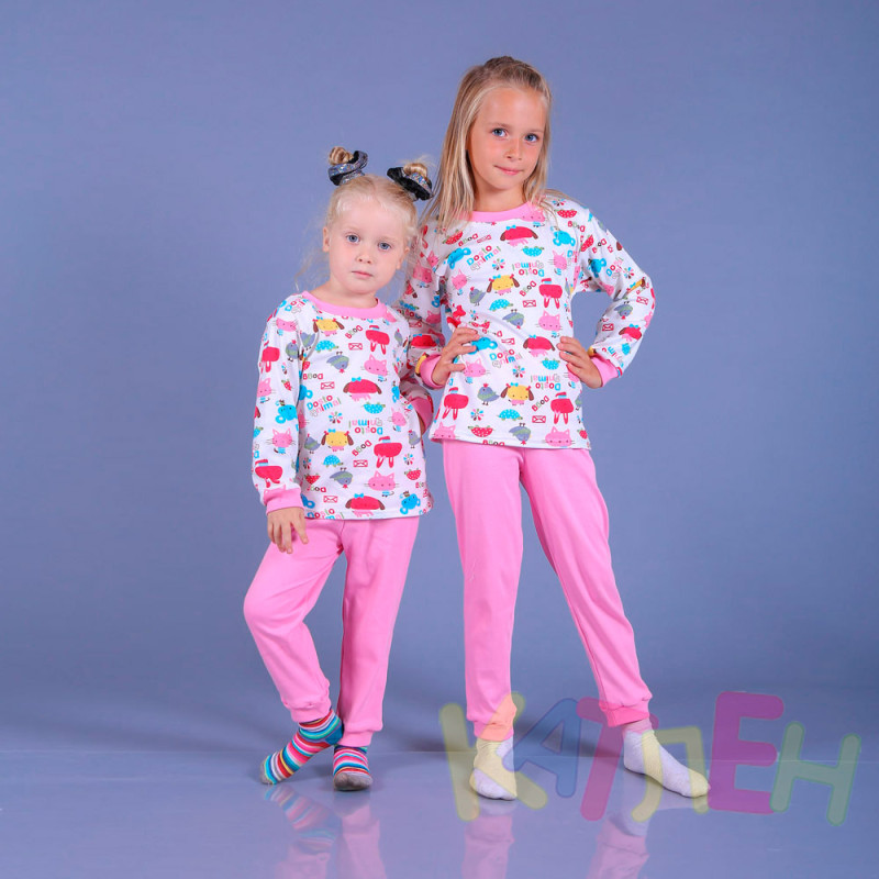 Пижама Игрушка №10 розовая -  оптом