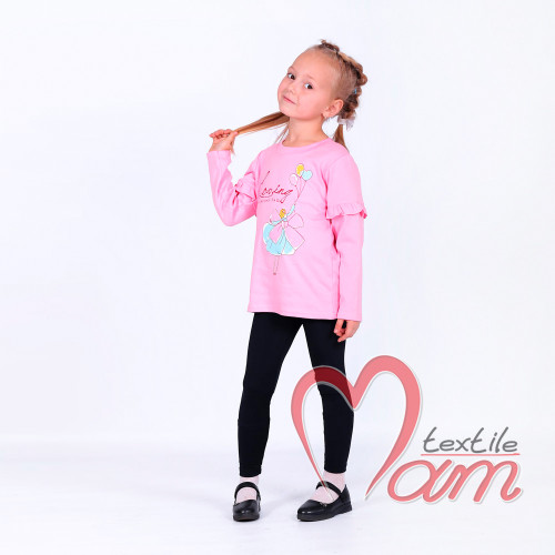 Лонгслив для девочки -  оптом