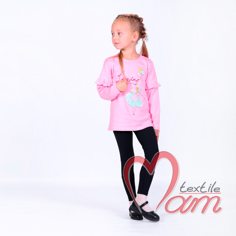 Лонгслив для девочки -  оптом