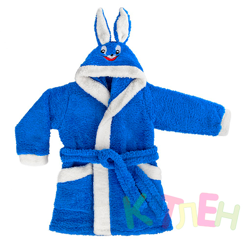 Халат Заяц синий -  оптом