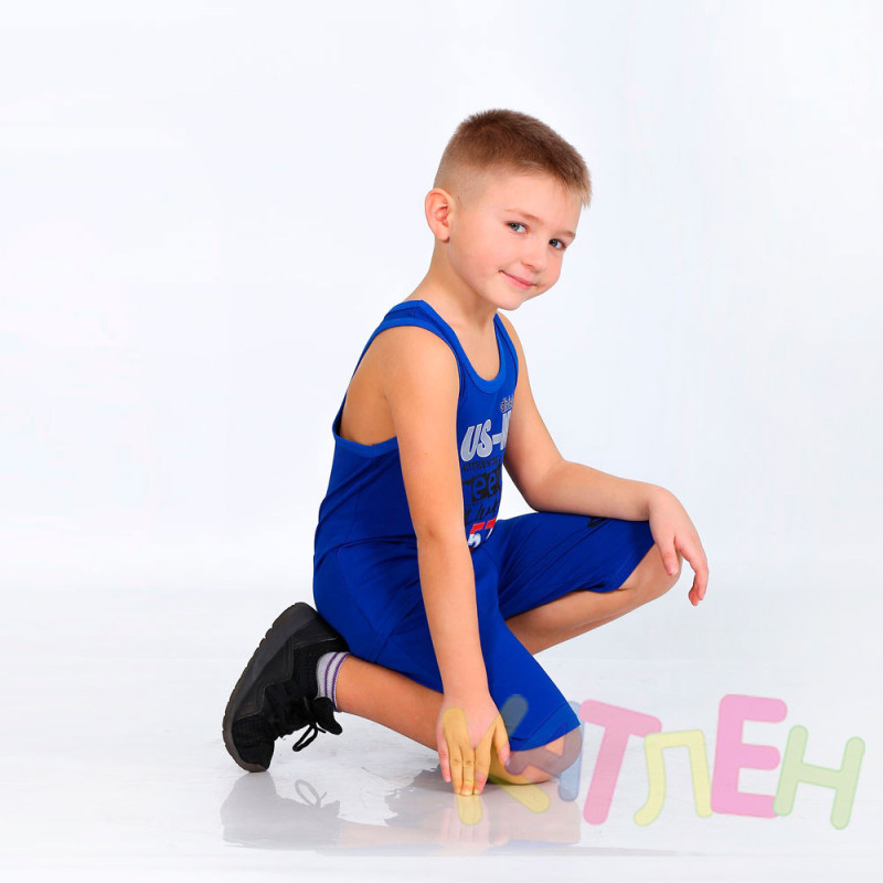 Костюм М-58 синий -  оптом