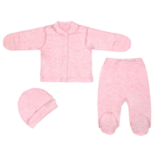 Комплект Евро интерлок роз. -  оптом